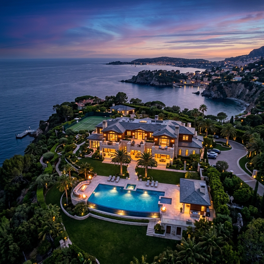 Aerial Real Estate Photography – Luxury Mansion